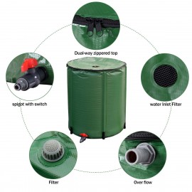 Collapsible Rain Barrel Water Reservoir